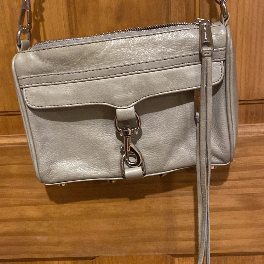 Rebecca Minkoff  leather chain strap crossbody